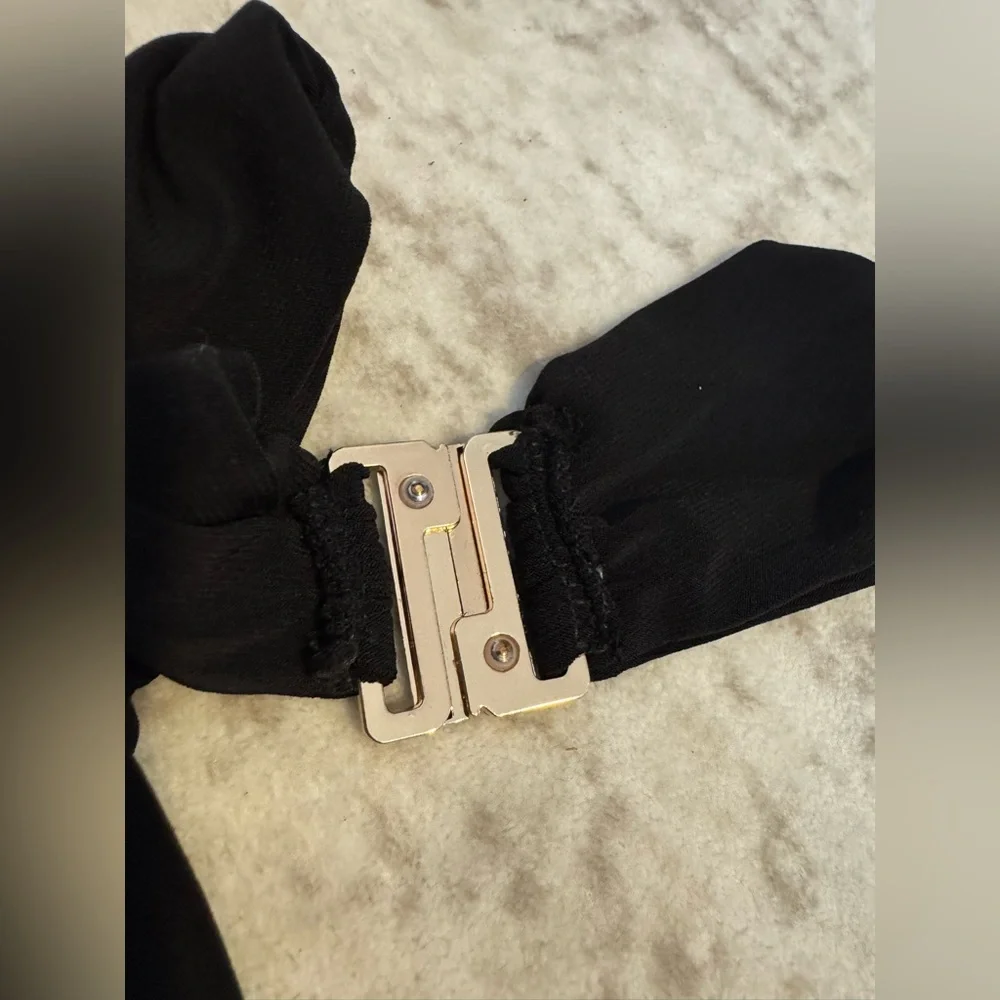 MILANI
Black Backless Cowl Neck Fishtail Maxi Dress - Picture 5 of 7